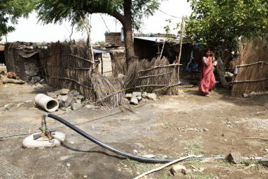 Marathwada, Maharashtra, Hindistan 'da su sıkıntısı 