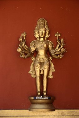 Shri Esanam Gokarnanatha tapınağında, Mangalore Karnataka, Hindistan 