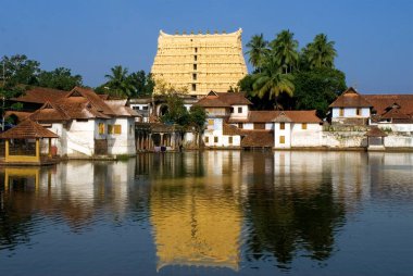 Sri padmanabhaswamy Tapınağı 3 uvananthapuram kerala Hindistan 