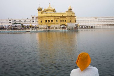 Hari Mandir Sahib 'in Altın Mimarı Mandir Altın Tapınağı, Amritsar, Punjab, Hindistan 