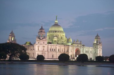 Kolkata Hindistan Asya 'da Victoria Anıtı