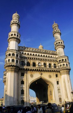 Charminar, Hyderabad, Andhra Padesh, Hindistan 