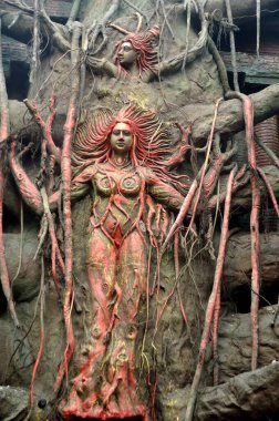 Tanrıça Durga Kolkata Batı Bengal Hindistan Asya