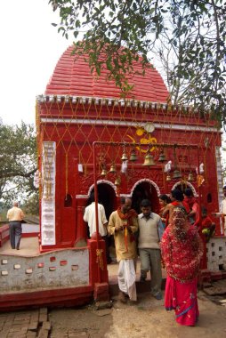 Tapınaktakiler; Jharkhand; Hindistan 