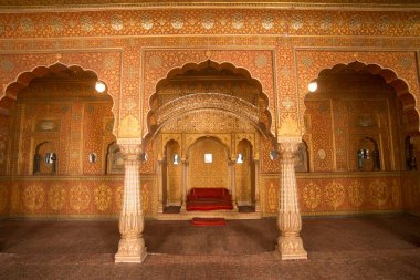Anup Mahal Bikaner Rajasthan Hindistan Asya 