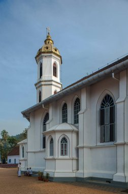 syro Malabar catholic church, changanassery, kerala, India, Asia clipart
