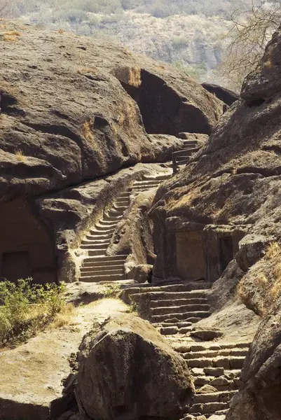 stock image Buddhist, Kanheri caves, Sanjay Gandhi national park, Borivali, Bombay now Mumbai, Maharashtra, India 