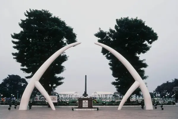 stock image Anna Square at Marina beach, Chennai, Tamil Nadu 