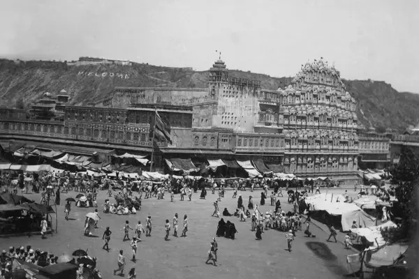 Hawa Mahal, Jaipur, Rajasthan, Asya, Hindistan, 1900