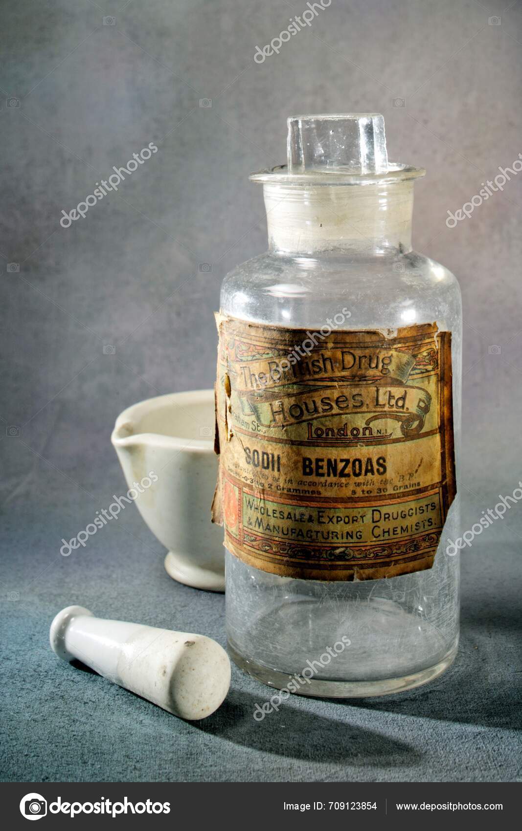 Art Classic Glass Works Bottle Abstract Background — Stock Editorial