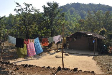 Ev Palvni Köyü, Mandangadh, Maharashtra, Hindistan, Asya