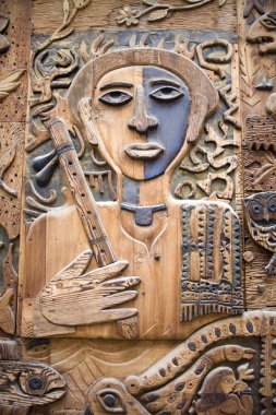 Ahşap erkek; Dhaka; Bangladeş