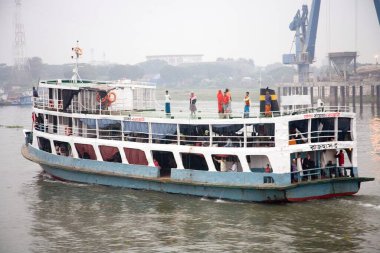Burigunga Buri Gunga Nehri, Sadarghat Tekne Terminali, Dhaka, Bangladeş