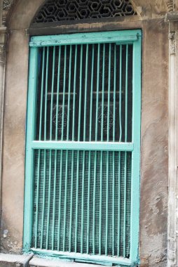 Eski tarz pencere; Chandni Chowk; Eski Delhi; Hindistan