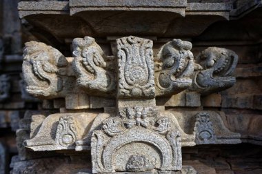 Dodda basappa shiva tapınağı, gadag, Karnataka, Hindistan, Asya 