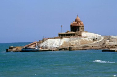 Vivekananda Memorial Kanyakumari ; Tamil nadu ; india clipart