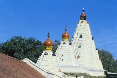 Mahalaxmi Tapınağı 'nın zirveleri, Kolhapur, Maharashtra, Hindistan, Asya