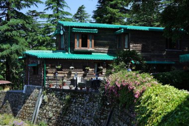 Log Cabin, Rokeby Manor, Landour, Mussoorie, Uttarakhand, Hindistan, Asya 