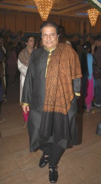 Anup jalota bhajan and ghazal singer, India   clipart