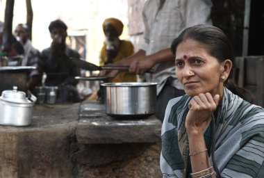 Kadın düşüncesi, Chitrakoot, Uttar Pradesh, Hindistan 
