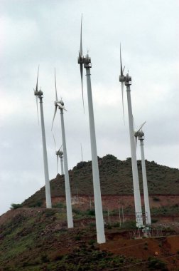 Windmills farms at Chitradurg ; 250 Kms from Bangalore ; Karnataka ; India clipart