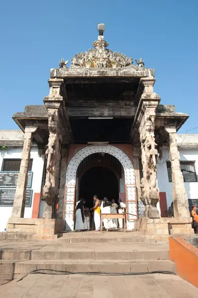 stock image Stone carved pillars of sri anantha padmanabhaswamy temple, Trivandrum Thiruvananthapuram, Kerala, India 2010 