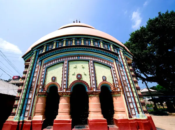 stock image 18th century Siva temple at Khirpai ; Midnapur ; West Bengal ; India