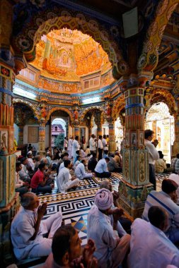 Swaminarayan Tapınağı, BAPS, Gondal, Rajkot Bölgesi, Saurashtra, Gujarat, Hindistan 