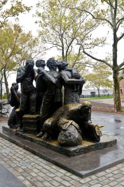 Doğu Yakası Savaş Anıtı, Batarya Parkı Umut Bahçesi, Manhattan, New York, ABD 