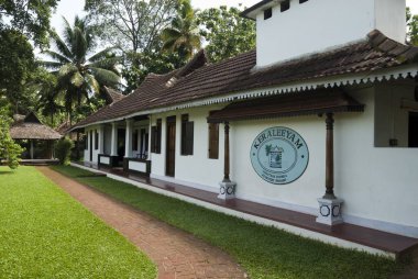 Keraleeyam miras evi ve ayurvedic tatil köyü; Kuttanad; Alleppey Alappuzha; Kerala; Hindistan 