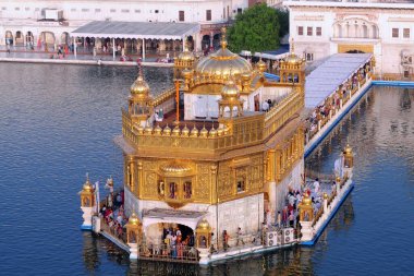 Altın Tapınak, Amritsar, Punjab, Hindistan, Asya 