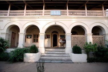 Satyagraha Ashram founded in 25-May-1915 at Kochrab ; Ahmedabad ; Gujarat ; India clipart