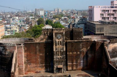 Bhadra kalesinin havadan görünüşü M.S 1411 yılında Ahmedabad, Gujarat, Hindistan 'da inşa edildi.