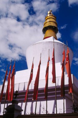 do sural chorten stupa , gangtok , Sikkim , india clipart