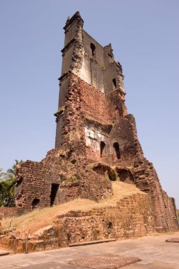 Aziz Augustine Kilisesi Eski Goa Hindistan 2011 'i harabeye çevirdi 