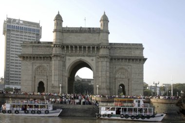 Hindistan 'ın Kapısı, İngiliz Mimarisi, Turizm Yeri, Colaba, Bombay Mumbai, Maharashtra, Hindistan 