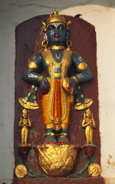 stock image Lord Vitthal Vishnu Avatar, Ahilyabai Ghat, Varanasi, Uttar Pradesh, India 