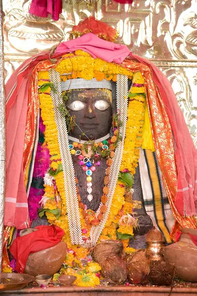 stock image Dharmraj statue chitragupta temple, ujjain, madhya pradesh, india, asia