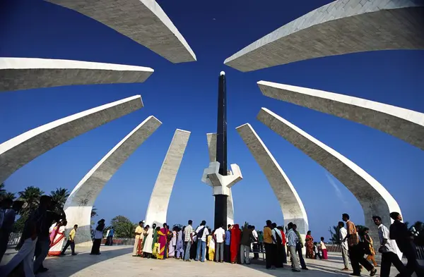 Stock image MGR Samadhi, Chennai, Tamil Nadu, India 