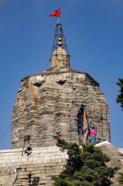 shankaracharya temple, srinagar, kashmir, India, Asia clipart