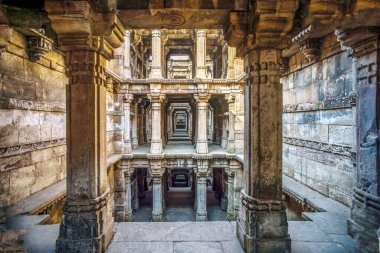 Dada harir step well, ahmedabad, Gujarat, India, Asia 