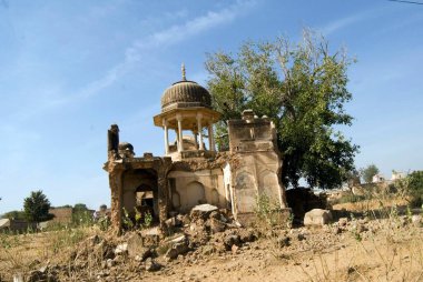 Nawalgarh 'da harabe, Rajasthan, Hindistan 