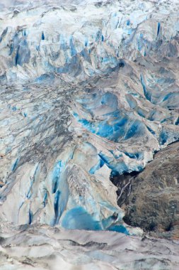 Mendenhall glacier ; Juneau ; Alaska ; U.S.A. United States of America clipart