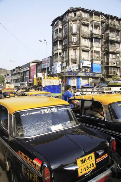 Stock image Scene on Maulana Shaukatali road, Grant road, Bombay now Mumbai, Maharashtra, India 