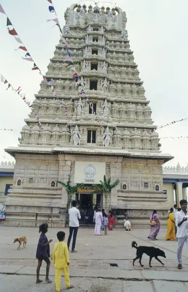 stock image Chamundeshwari temple chamundi hill in mysore at karnataka India 