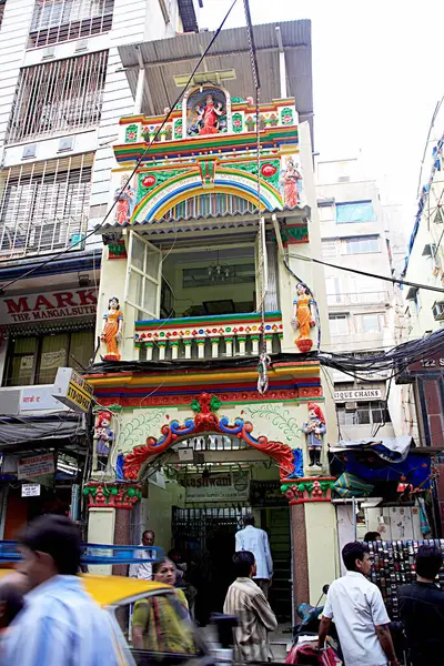 stock image Place of worship Shree Mahavir Swami Derasar Jain temple ; Sheikh Memon road ; Zaveri Bazar ; Marine Lines ; Bombay Mumbai ; Maharashtra ; India