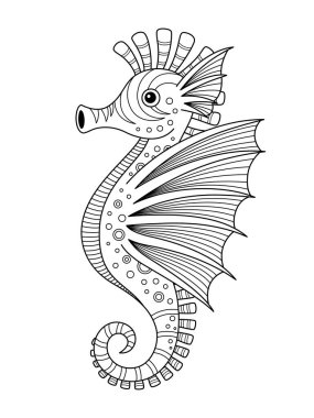 Deniz karalama kitabı sayfası