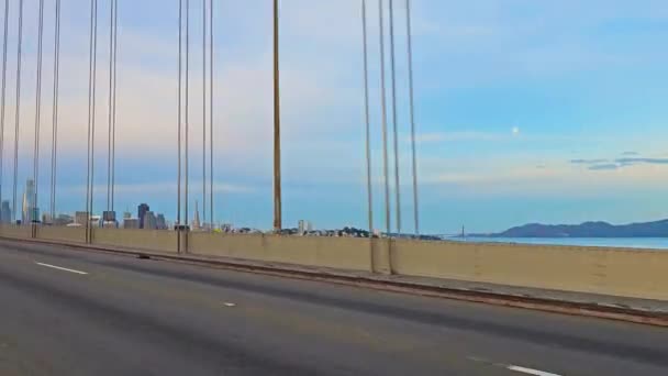 Freeway Sun Francisco California — Stock Video