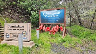 Aşağı Clementine Barajı. Kaliforniya.