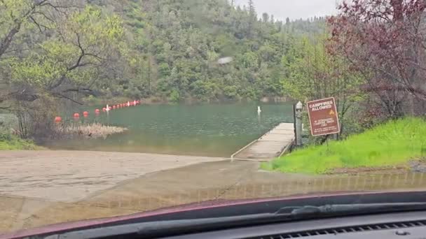 Barragem Lower Lake Clementine Califórnia — Vídeo de Stock